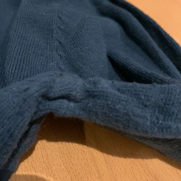 ✏️MAKE AN OFFER Thyme Maternity Women’s Teal Turtleneck - size L - Picture 7 of 15